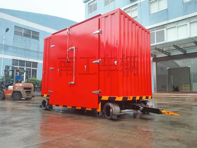 3吨双牵引箱式乐玩在线手机版(大中国区) 无动力叉车牵引工具拖车
